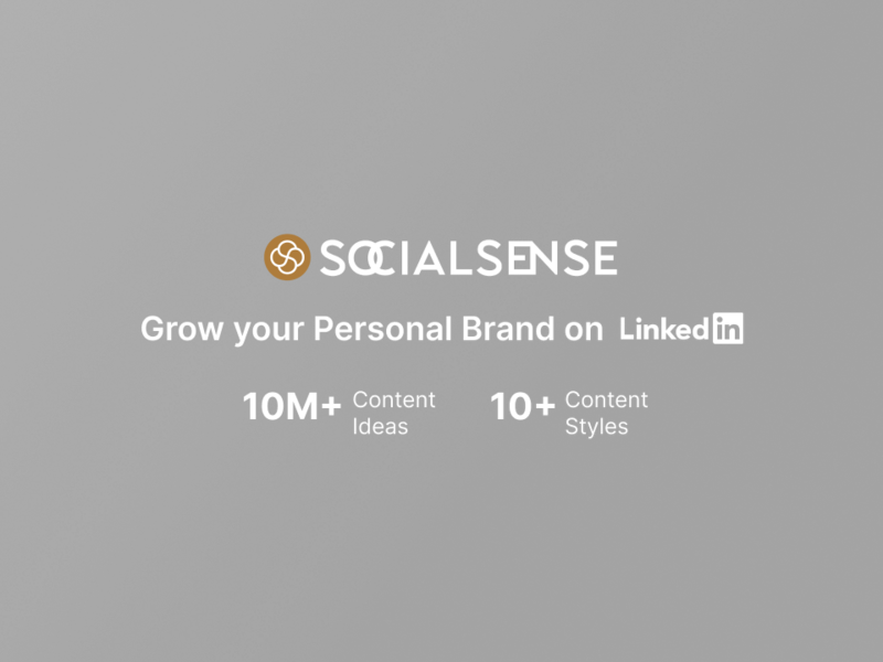 SocialSense - AI-Powered Branding Platform for Linkedin