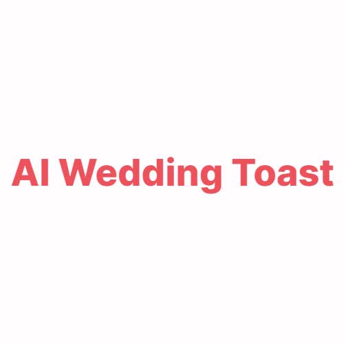 AI Wedding Toast - Personalized Wedding Speech AI Generator