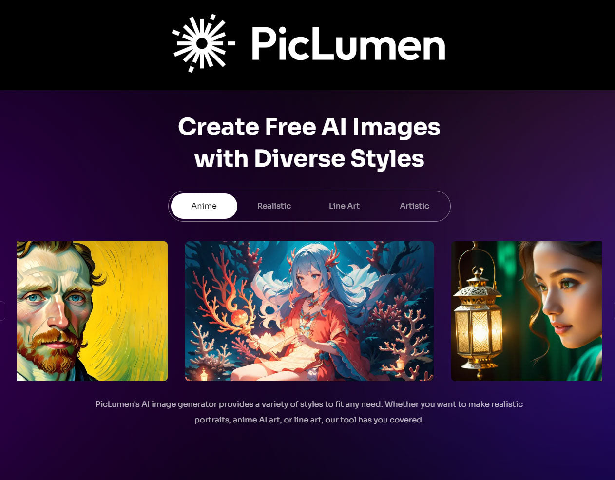 PicLumen - Free AI Text To Image Generator